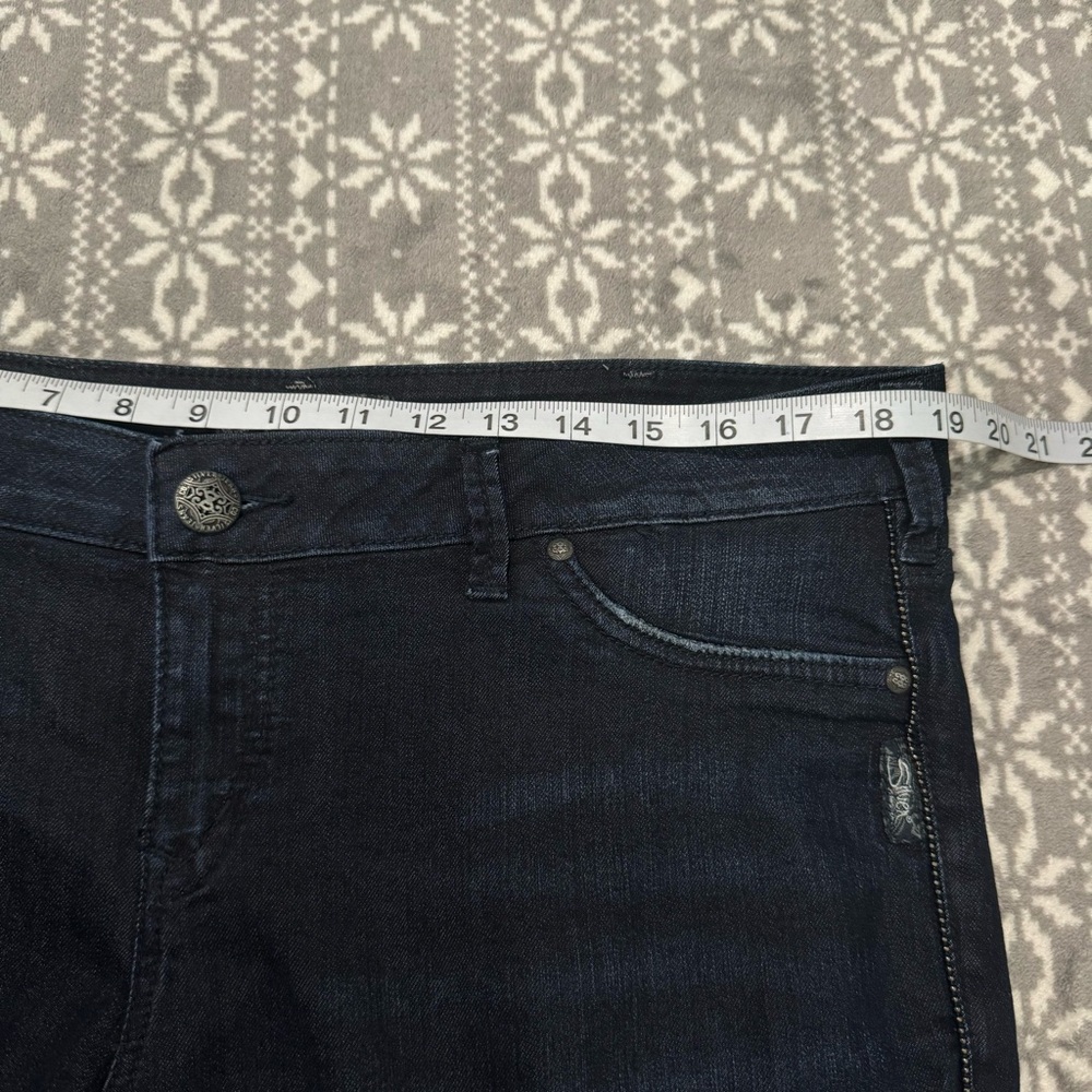 Silver Jeans‎ Women's Suki Jegging Dark Wash Size 18 Minimalist Casual Preppy - Picture 8 of 10